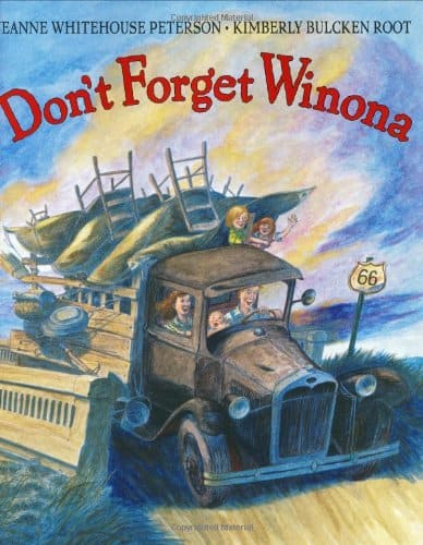 book cover for don't forget winona