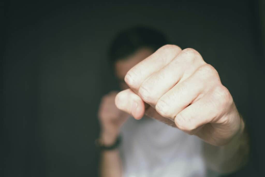fist punching