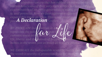 Pro-Life: Sign the Declaration for Life