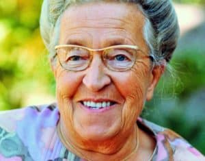 Headshot photo of Corrie ten Boom, courtesy of The Corrie ten Boom House