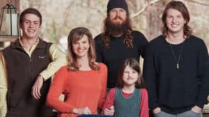 Jace and Missy Robertson family