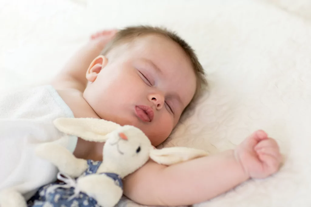 Taking Care of a Newborn: Close up of a cute, baby