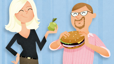 Smiling couple chooses joy in they marriage