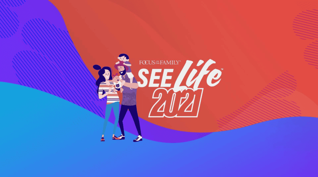Promotional homepage slide image for Focus on the Family's See Life 2021