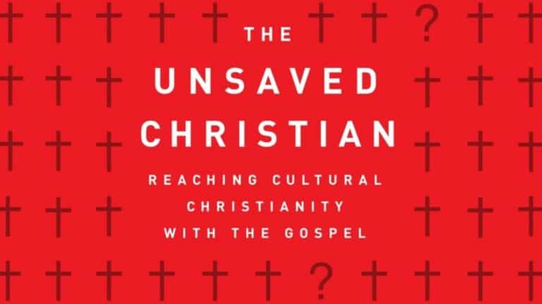The unsaved Christian book cover by Dean Inserra