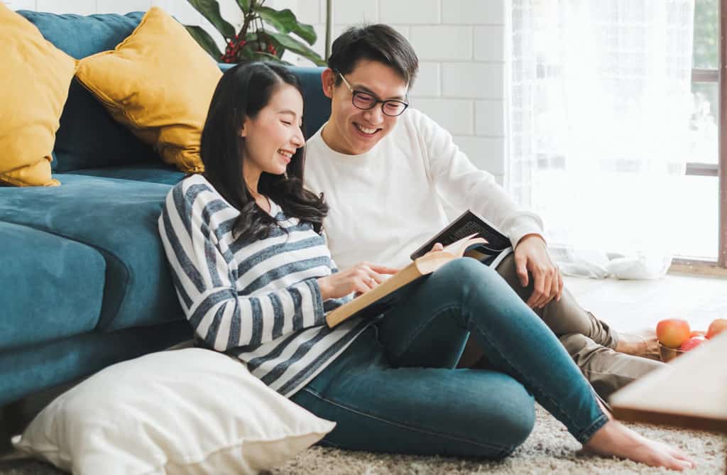 couple reading the Bible