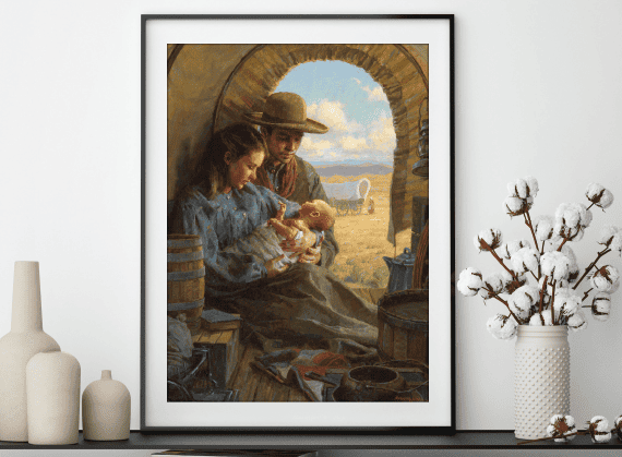 Morgan Weistling's Framed Painting