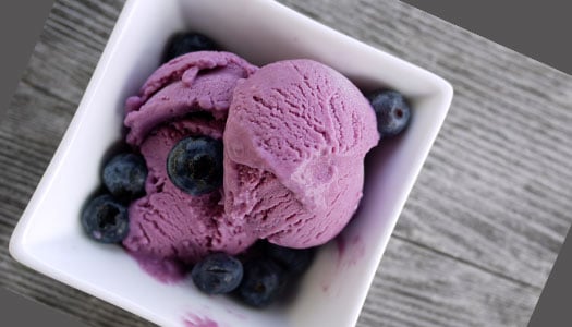 photo of blueberry yogurt