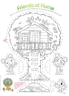 Friends at Home Tree House