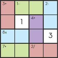 Mystery Math Squares -- Feb '19 (Kids)