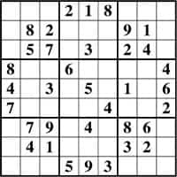 Eugene's Sudoku - January 2018