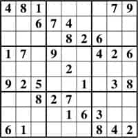 Eugene's Sudoku -- July 2018