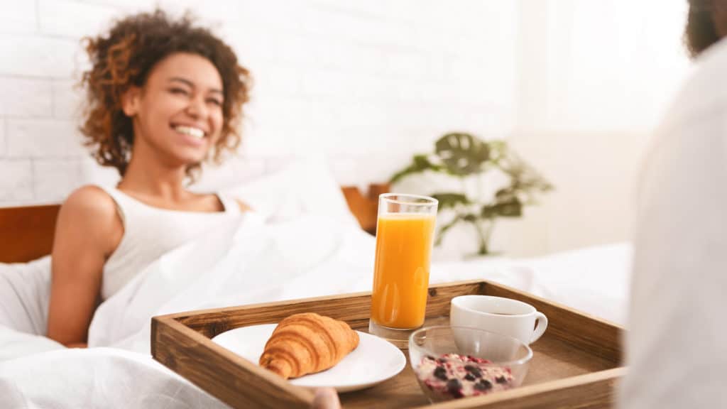small act of kindness breakfast in bed