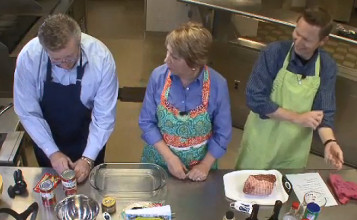 In the Kitchen with Jim, John, and Mary Beth