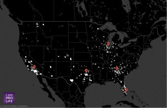 #IAmProLife Map