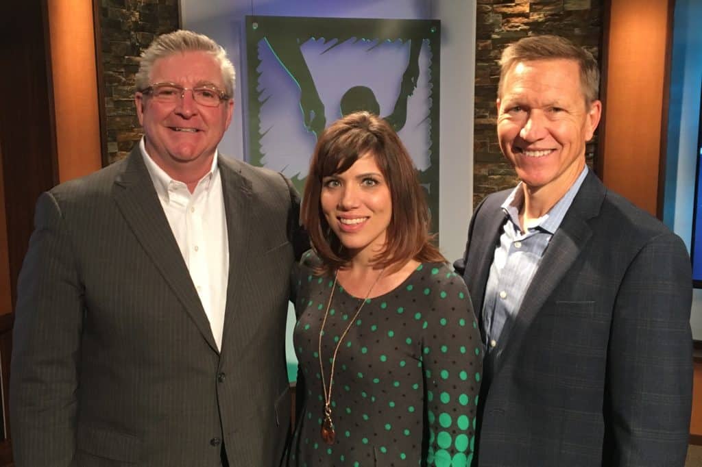 Melissa Ohden with Jim Daly & John Fuller