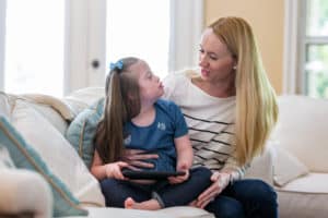 mom and daughter with down syndrome special needs parenting