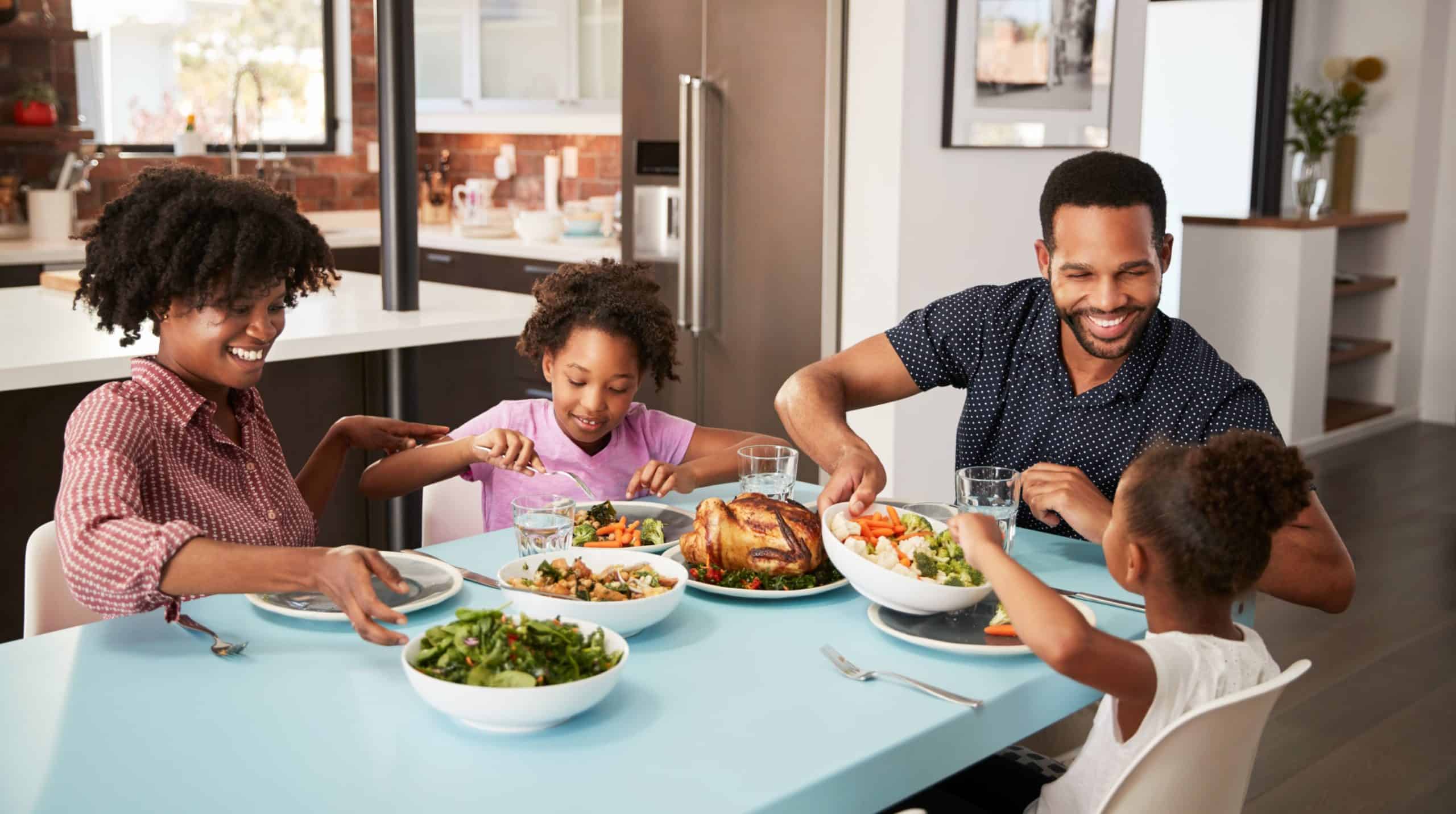 kids at table