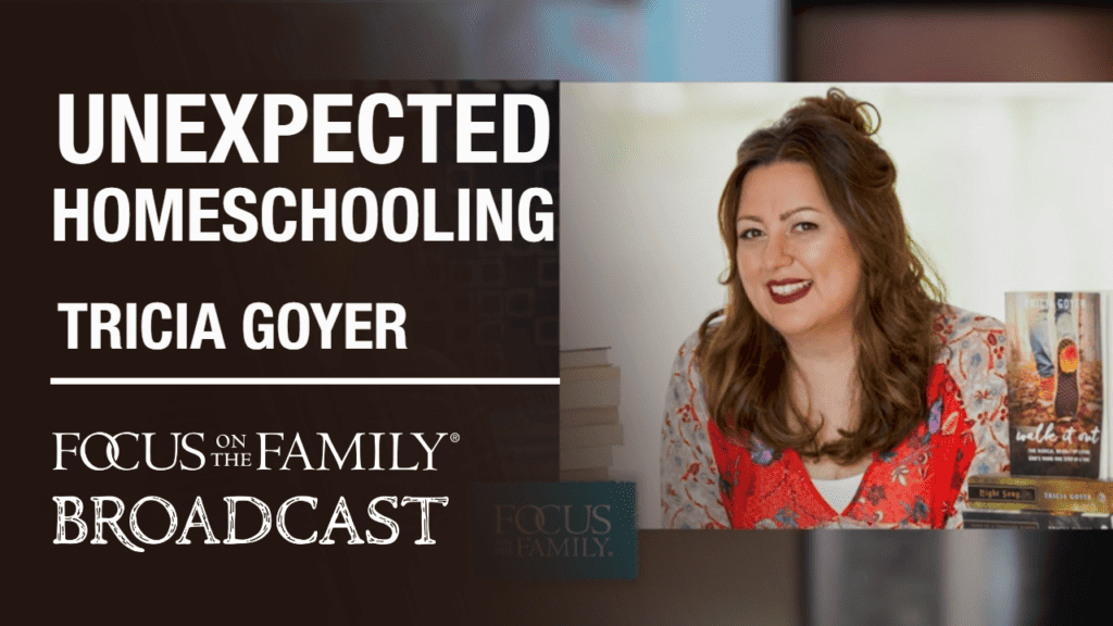 Promotional image for Focus on the Family broadcast about homeschooling kids during the pandemic