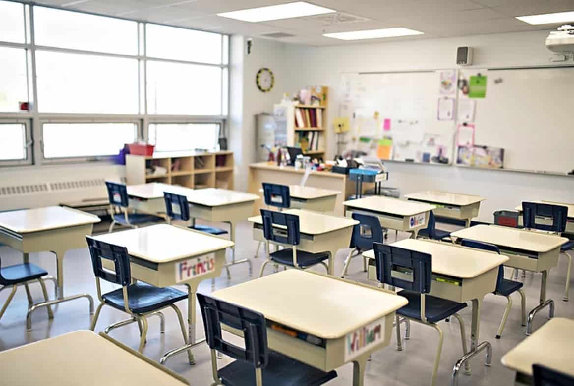 Empty classroom