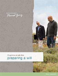 eBook Cover: 15 Questions to Ask Before Preparing a Will Preparing a Will