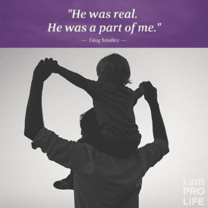 A post-abortive father carried the memories of this first-born son.