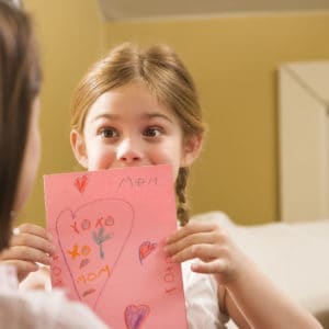 girl in foster care makes picture for birth mom