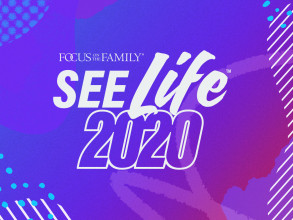 see life 2020 logo on purple blue and read background