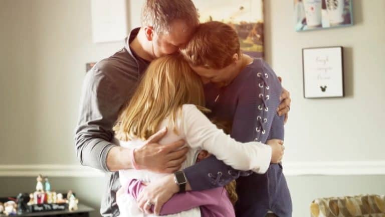 Ellie and McKenzie with their daughter​