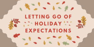 Letting go of expectations
