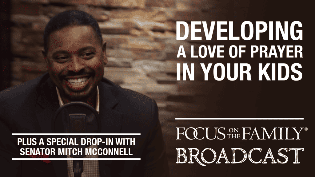 David Ireland being interviewed in the Focus on the Family broadcast studio