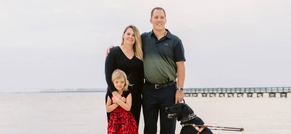 Dr. Tyler Sexton and his wife, Laura, and their daughter, Harper Grace (photo by Jennie Tewell)