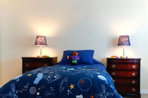 bedroom ready for child in foster care