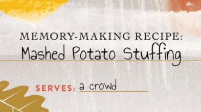 Recipe for Mashed Potato Stuffing