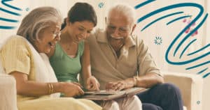 Grandparents with Teenage Granddaughter