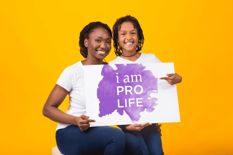 Mother and daughter pro-life generation