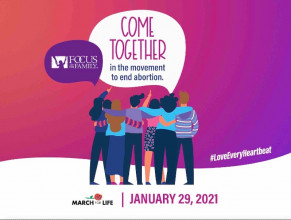 Promotional image for January 29, 2021 March for Life