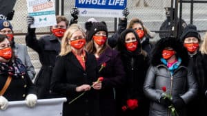Marchers at the March for Life exercise the right to peaceful protest