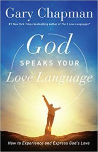 Cover image of Gary Chapman's book "God Speaks Your Love Language"