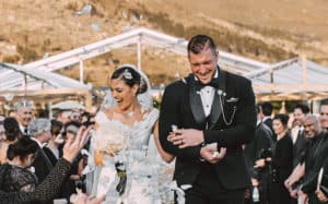 Wedding photo of Tim and Demi-Leigh Tebow