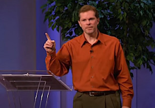 Author Ron Deal speaking at a conference