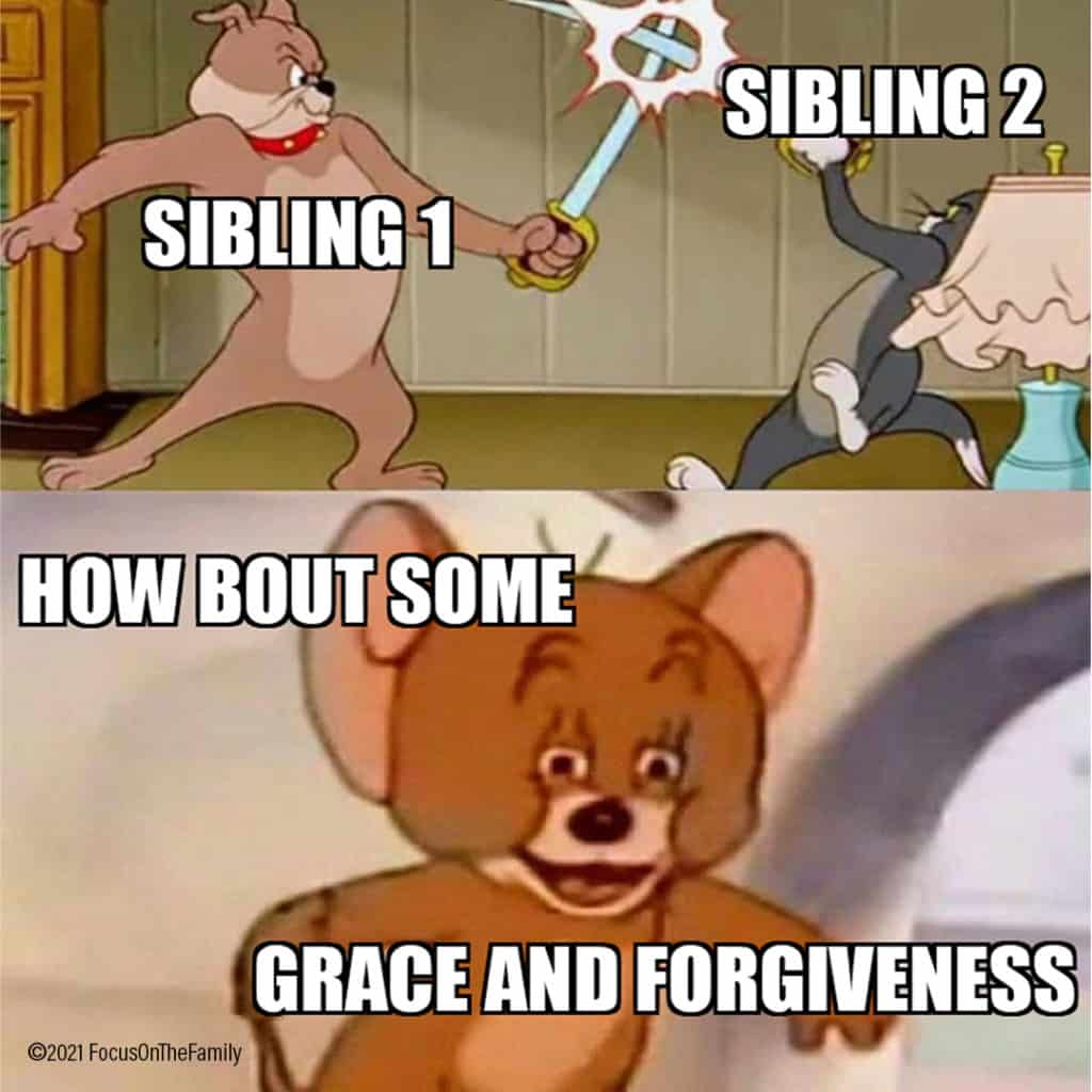 Tom and Jerry cartoon parenting meme