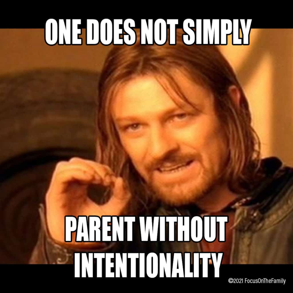 Lord of the Rings "One Does Not Simply"... Parenting Meme