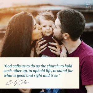 A example of a pro-life kindness quote.