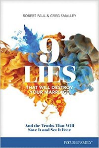 Cover image of the book "9 Lies That Will Destroy Your Marriage"