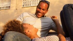 how to deal with unresolved issues in marriage Photo. What is intimacy? This photo of a wife laying on her husband's lap, as they laugh together shows their closeness.