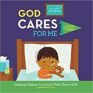 Cover image of the book "God Cares for Me" by Scott James