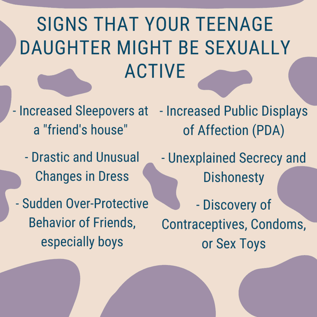 what to do if your teenage daughter is having sex