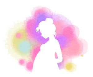 Watercolor picture of a pregnant teen girl and suggestions on what to do