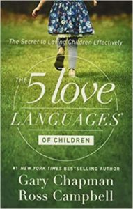 book cover for the five love languages of children